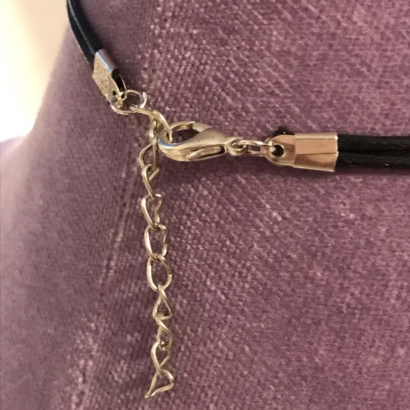 Glassblown Whimsical fairy dust necklace - Picture 4 of 6